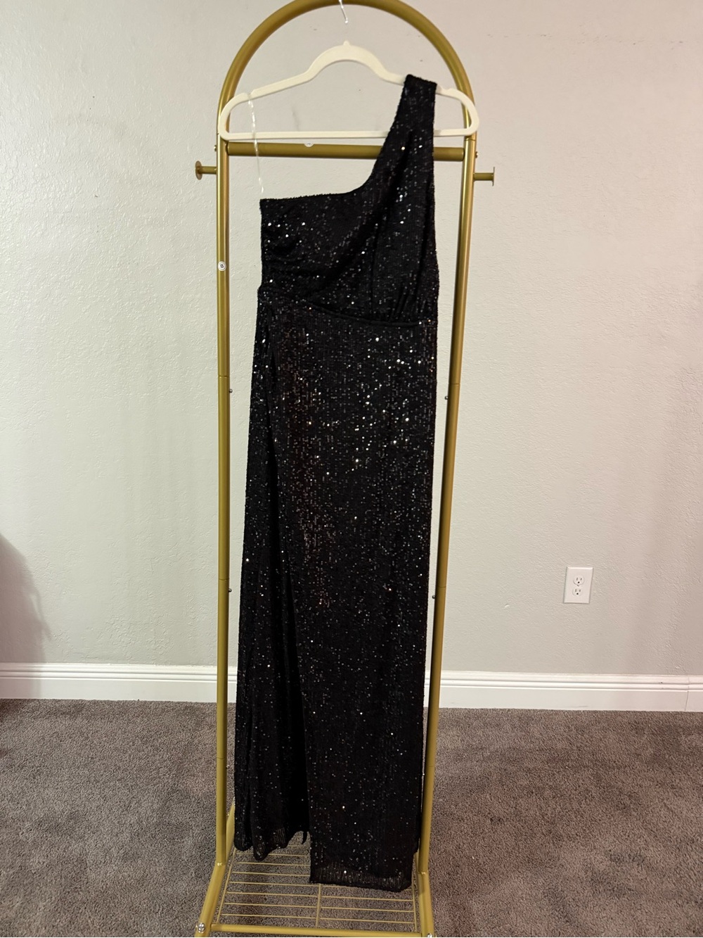 🖤 Fashion Nova Dressed To Impress Sequin Maxi Dress